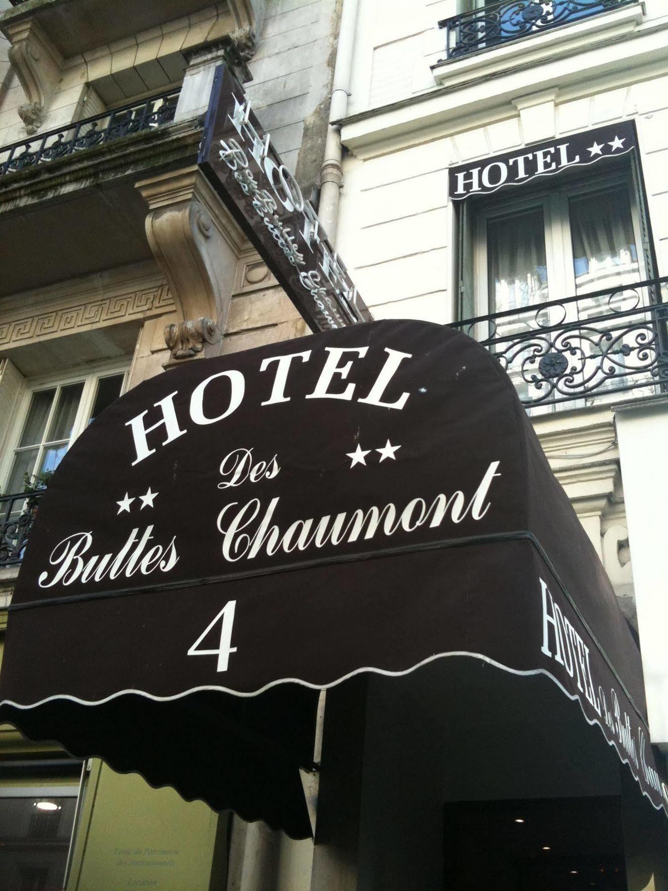Hotel Des Buttes Chaumont Париж Екстер'єр фото